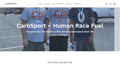 Desktop Screenshot of carbsport.com