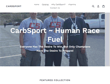 Tablet Screenshot of carbsport.com